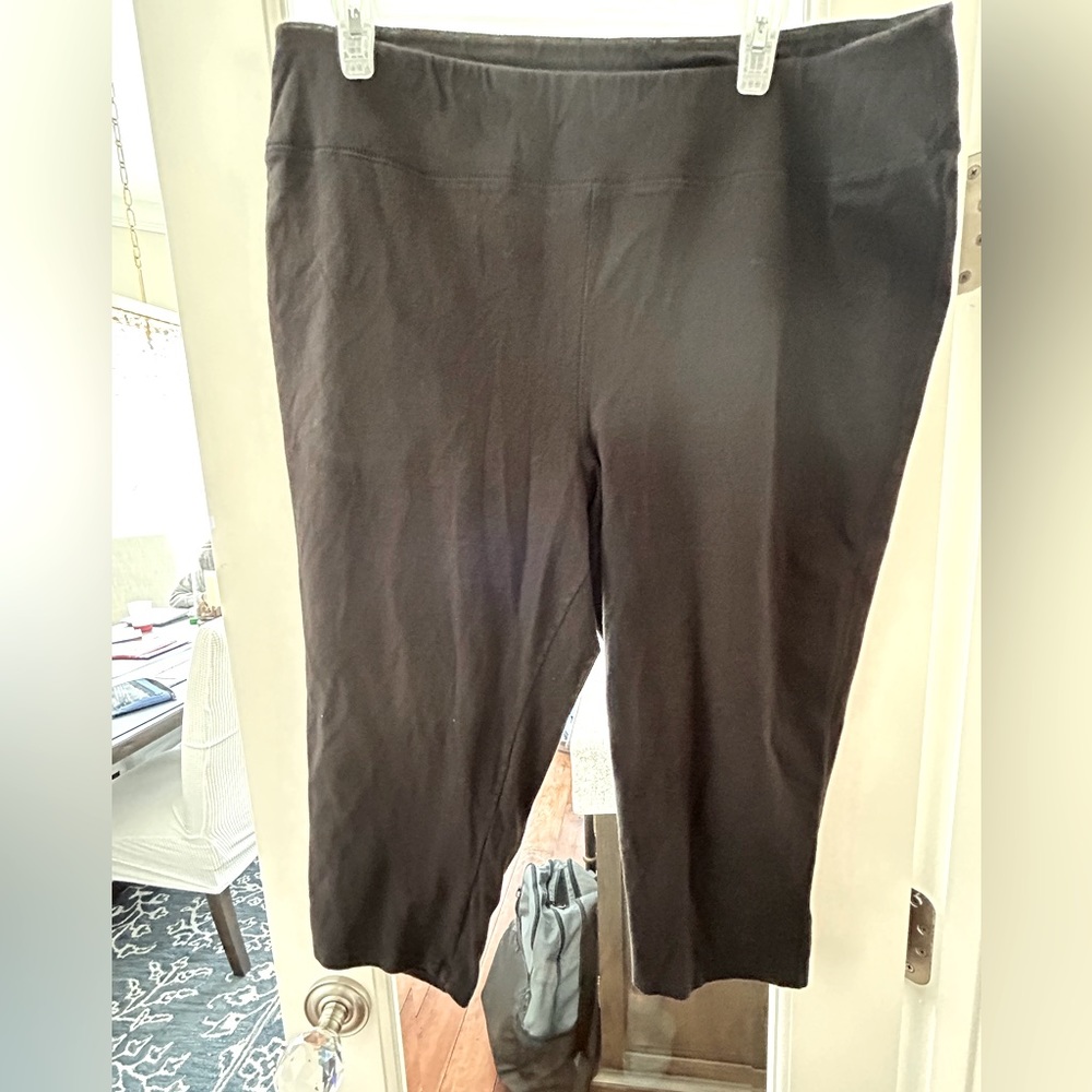 COPY - Just My Size (JMS) black cropped leggings/capris. Stretchy 3X (22W)